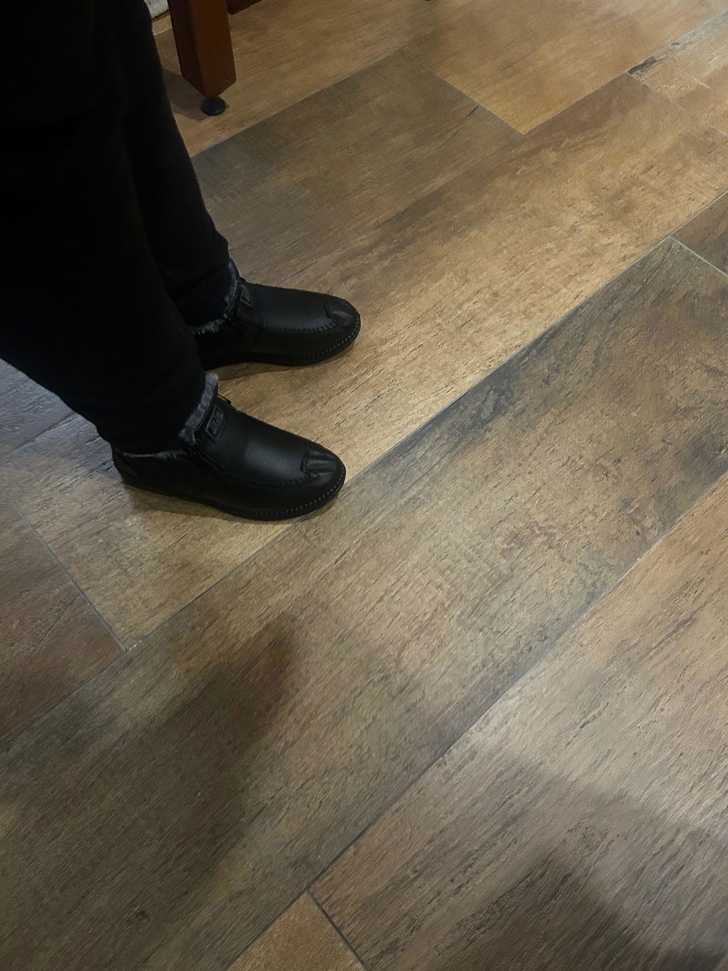 Botines Abrigados con Forro Afelpado - Símil Cuero para Invierno