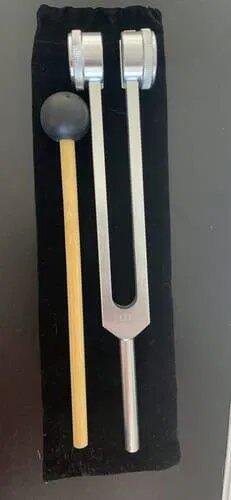 Diapasón Terapéutico 128Hz Aluminio Sonido Relajación Vibración