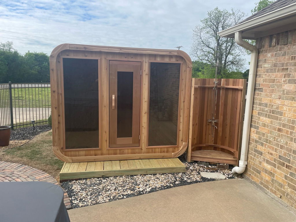 Almost Heaven Ellipse Outdoor Shower