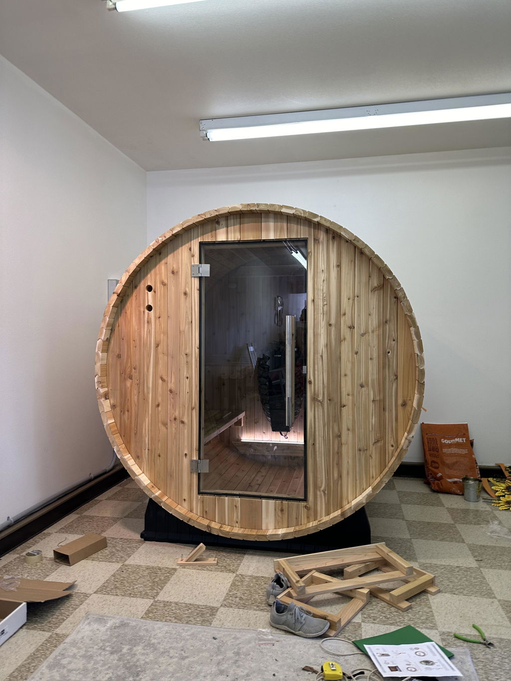 Almost Heaven Watoga 4-Person Standard Barrel Sauna