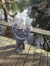 Lover Tracksuit - Charcoal/Baby Pink