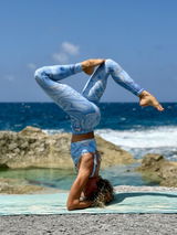 Illusion Leggings - Ocean Blue
