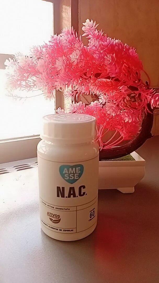 NAC - N-Acetilcisteína - 600mg - Precursor da Glutationa - 60