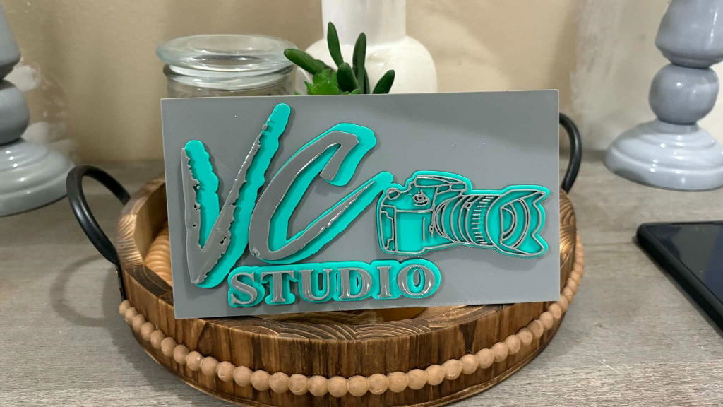 Logo Display in 3D printing 6"