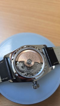 SKX Slim Sapphire Caseback: Polished Finish