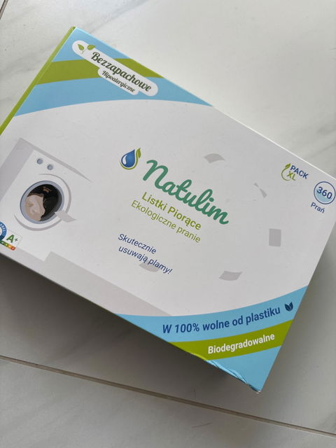Eko listki do prania Natulim 40 prań