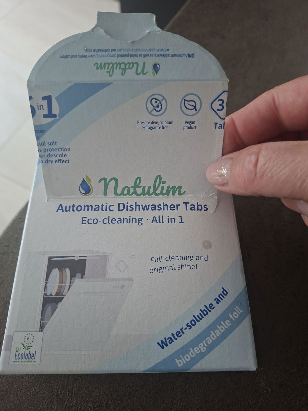 Detergent pentru Mașina de Spălat Vase 6 în 1 - 60 Spălări