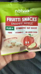Natvia Fruitti Snacks Snappy Apple 6 pack | 90g
