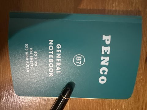 Soft PP Notebook B7 Green - türkis - grid | kariertes Notizbuch