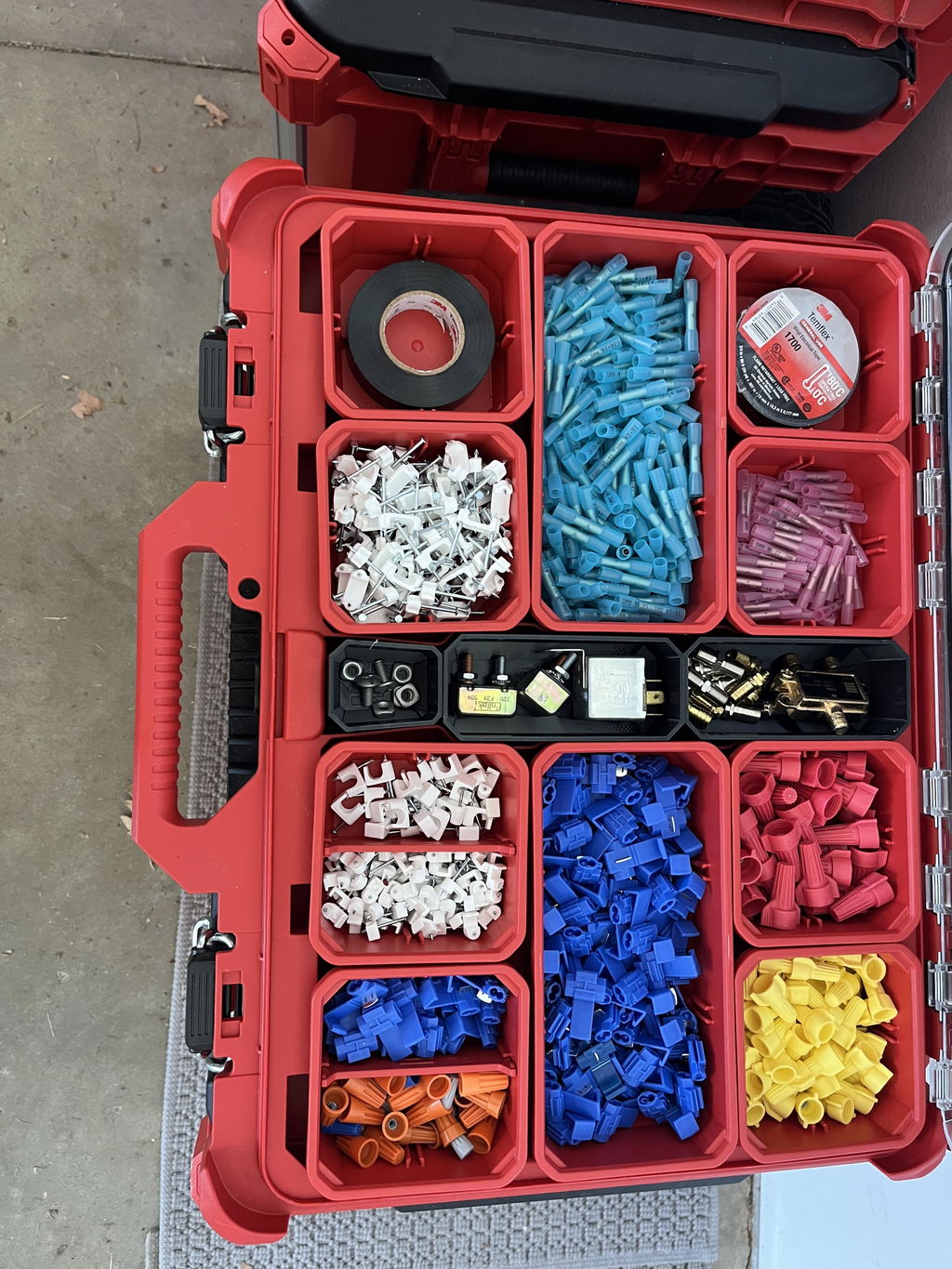 Stacking Divider Bins Large for Dewalt TOUGHSYSTEM 2.0 Organizer
