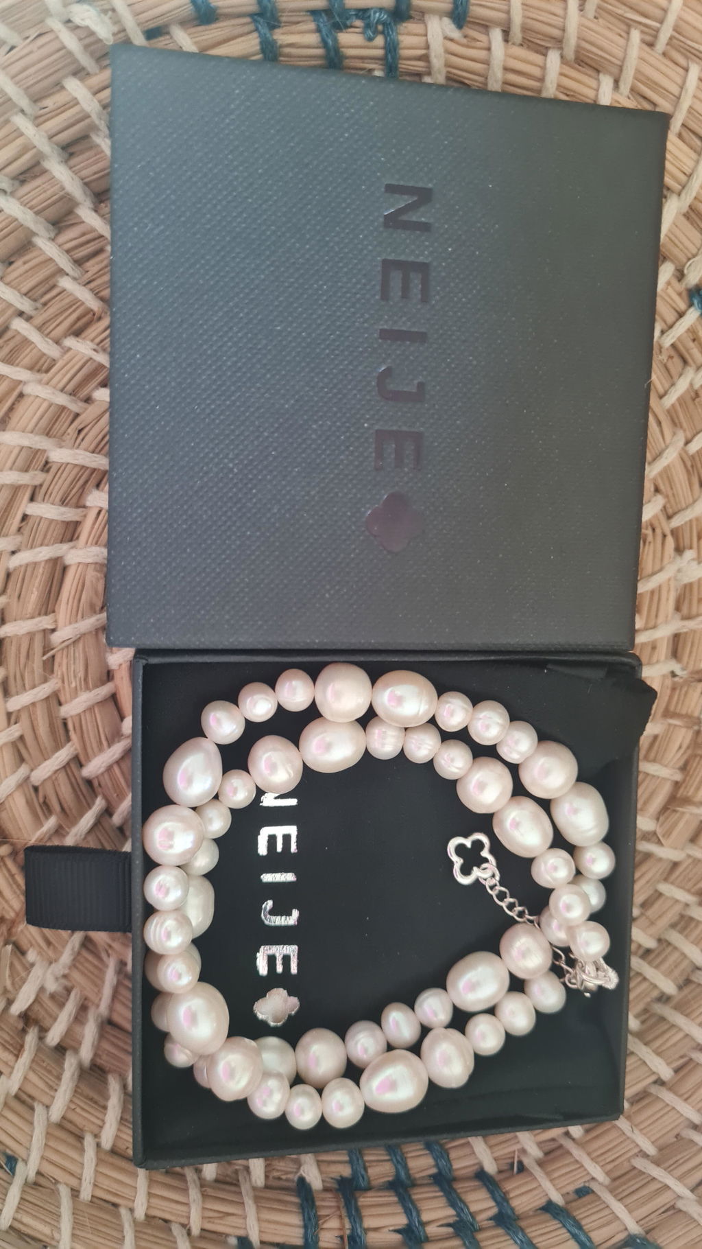 Collier Carmen Perles d'eau douce et Argent 925