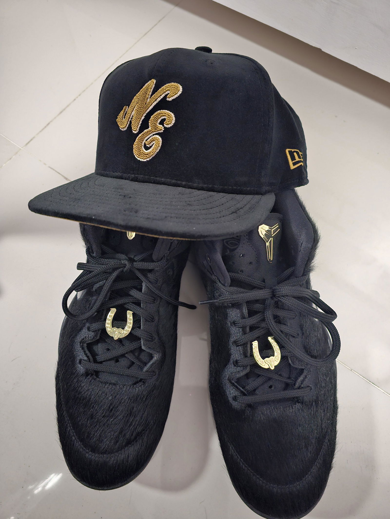 New Era x BLACKPINK Chicago White Sox Black 9TWENTY Adjustable Cap