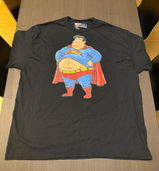 Fat Superhero Funny Inaction Hero Unisex tee