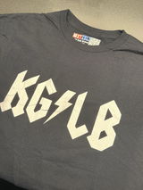 KG/LB Funny Gym Meme T-Shirt | AC/DC Rock Music Powerlifting Pump Cover Top for Lifters & Gymbros