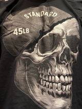 Gymhead Skull Plate T-Shirt - Funny Powerlifting Gym Tee for Lifters, Workout Meme Shirt for Gym Bros & Fitness Gains