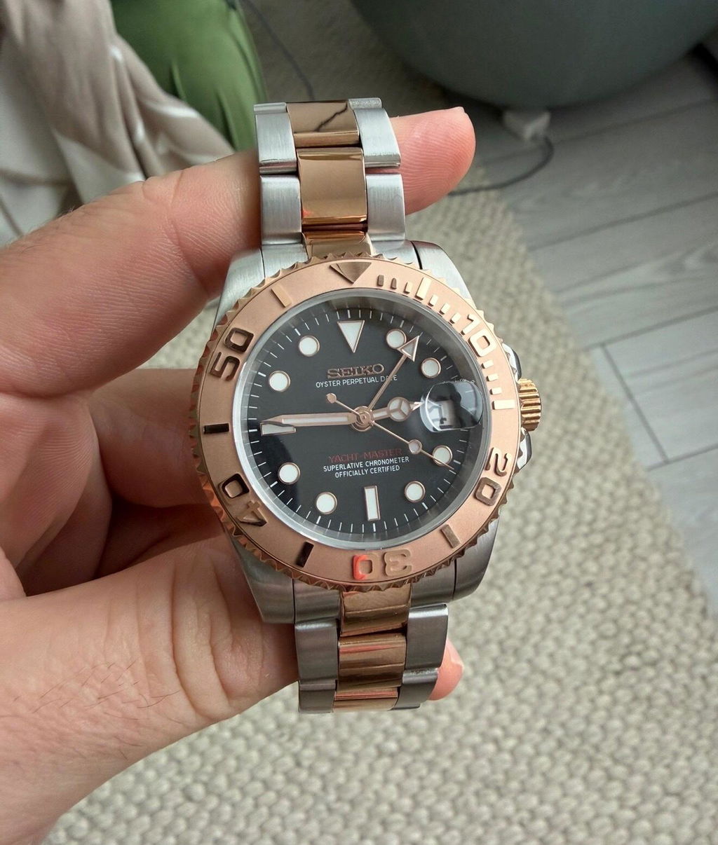 Great Wave of Kanagawa Custom SKX Mod Watch – NH35 Automatic, 41mm