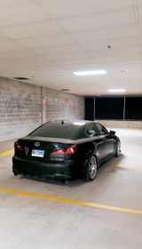 NINTE Rear Diffuser For 2006-2013 Lexus IS IS250 IS350 4DR Rear Bumper Lip