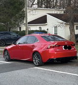 NINTE Design Shark Fin Rear Bumper For 2014-2016 Lexus IS250 IS350