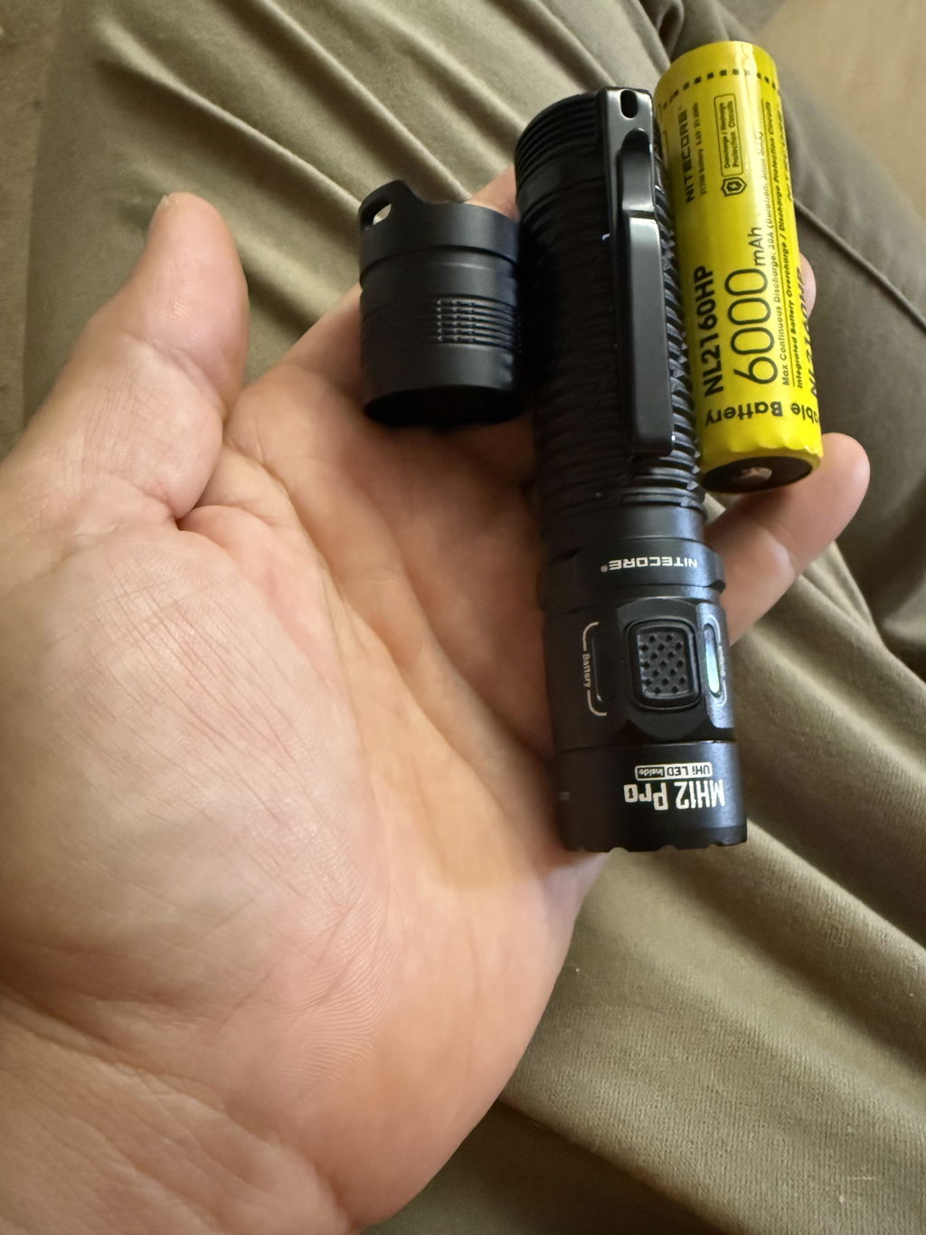 Nitecore NTH10 Rigid 1 in Diameter Flashlight Adjustable Holster