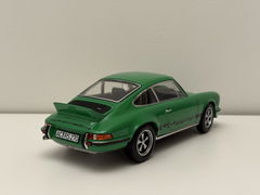 NOREV Porsche 911 RS 1973 – Miniature 1/18 Vert Métal – Modèle De Collection Pour Adulte, Détail Soigné, Déco Noire