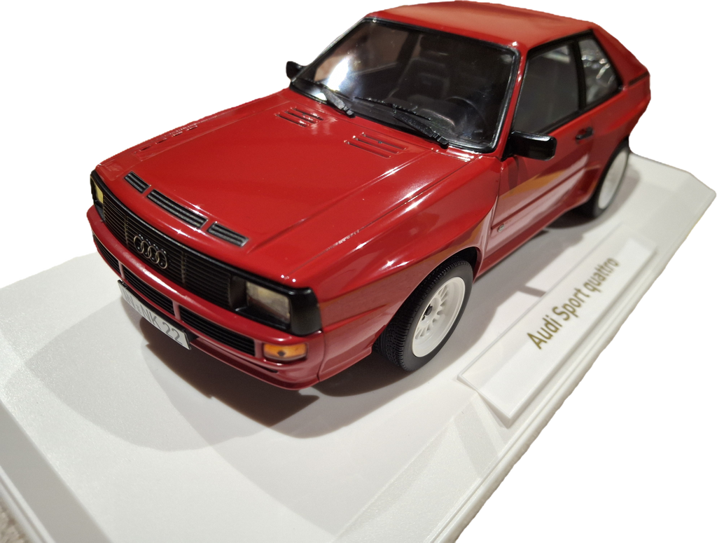 Audi Sport quattro 1985 Tornado Red 1:18 – Norev