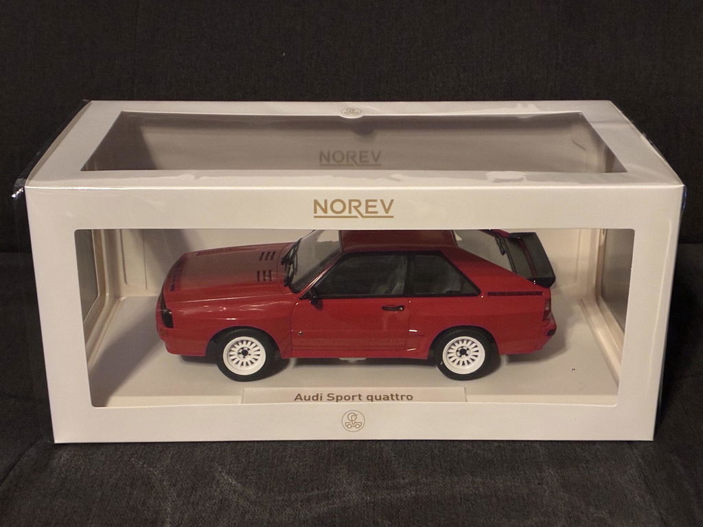 Audi Sport quattro 1985 Tornado Red 1:18 – Norev