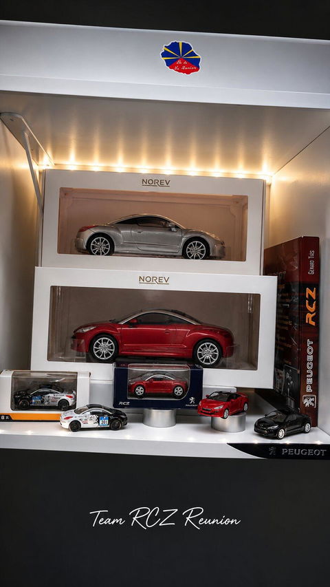Peugeot RCZ 2010 Mercury Grey 1:18 – Norev