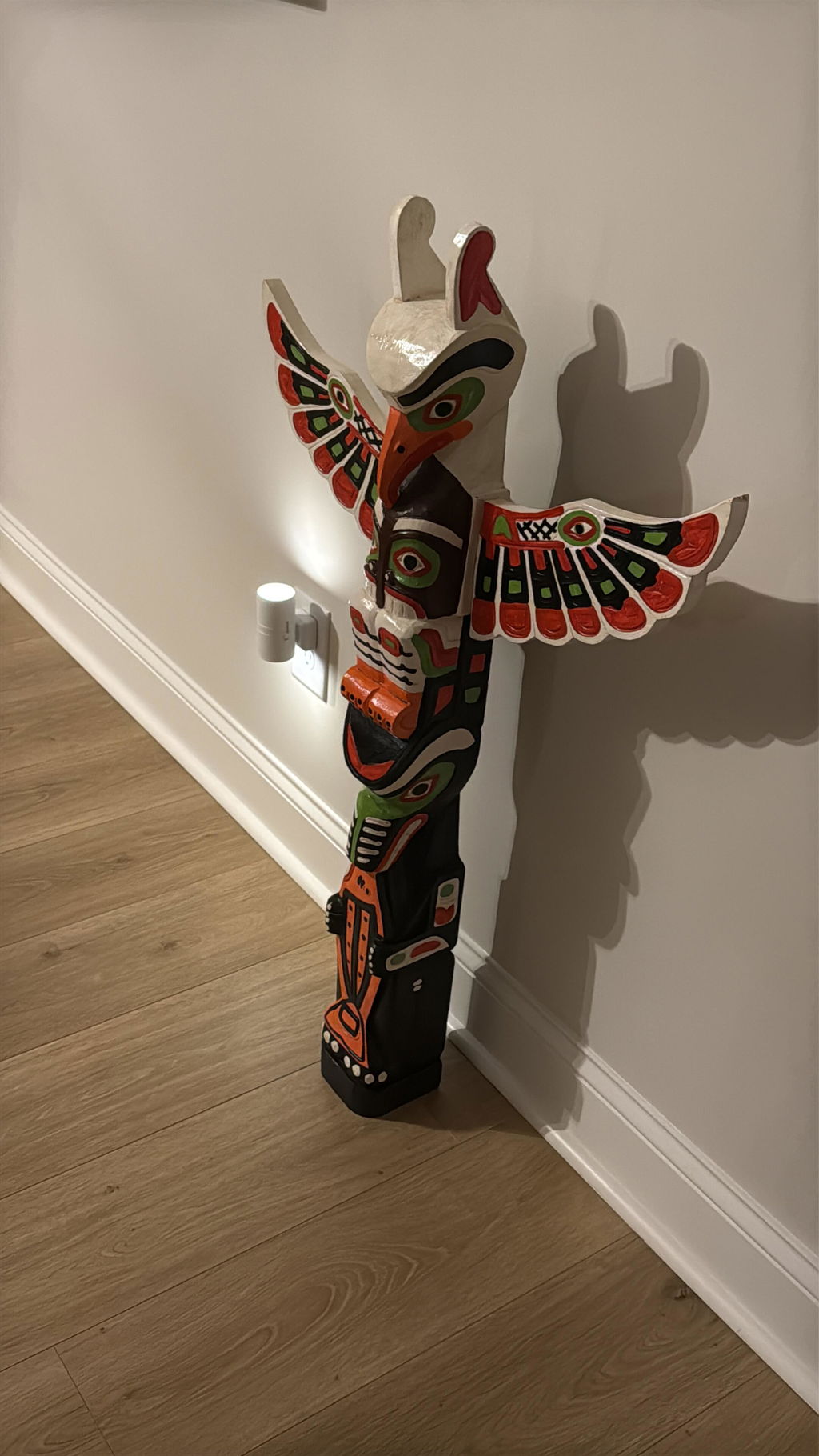 Cosmo Totem Pole | Premium Hand-Carved Wood Sculpture | Noro Arts
