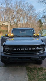 2016–2024 Ford Bronco A-Pillar / Ditch Dual LED Pod Light Mount Brackets