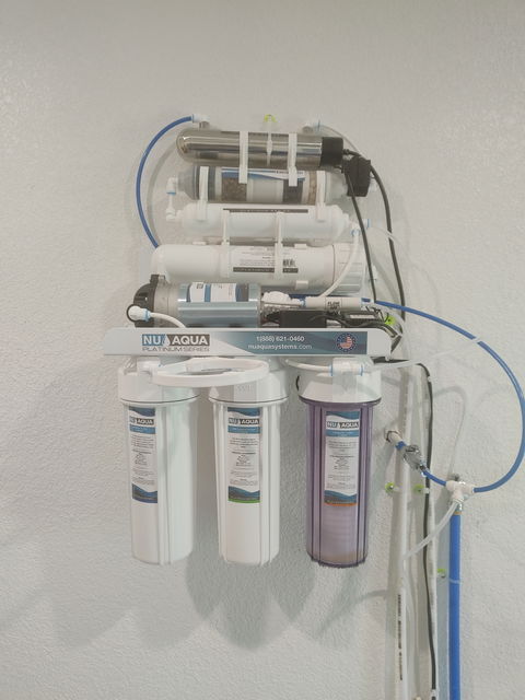 NU Aqua Platinum Series 7 Stage Alkaline and UV Ultraviolet 100GPD RO System with Booster Pump