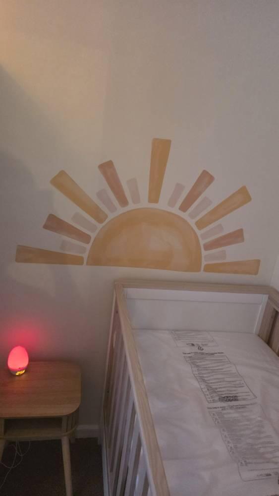 Boho Sun Nursery Wall Sticker