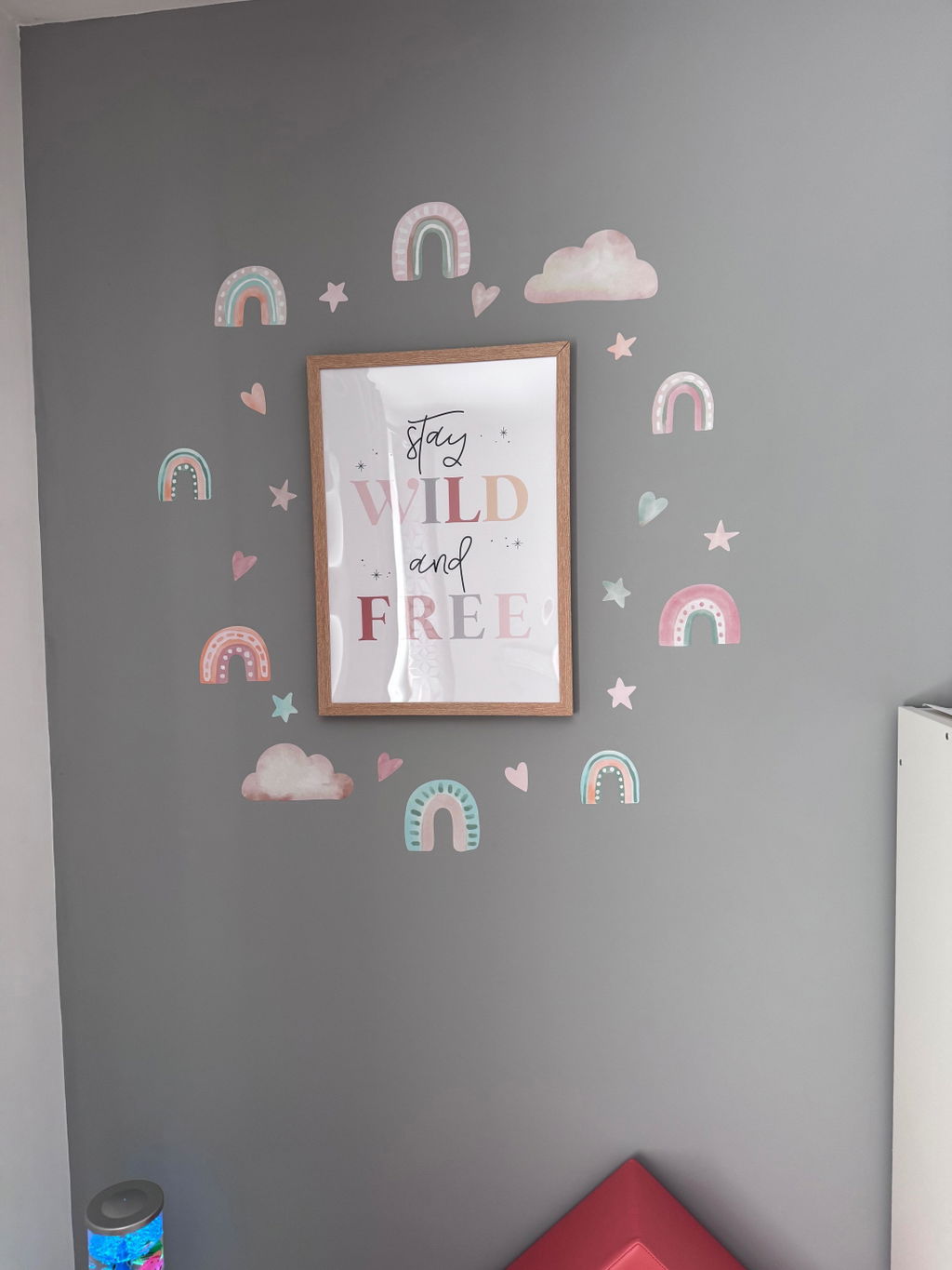 Rainbow & Clouds Nursery Wall Sticker