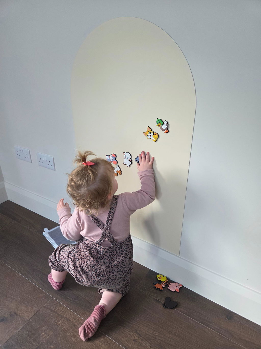 Removable Magnetic Arch Chalk Board Wall Sticker