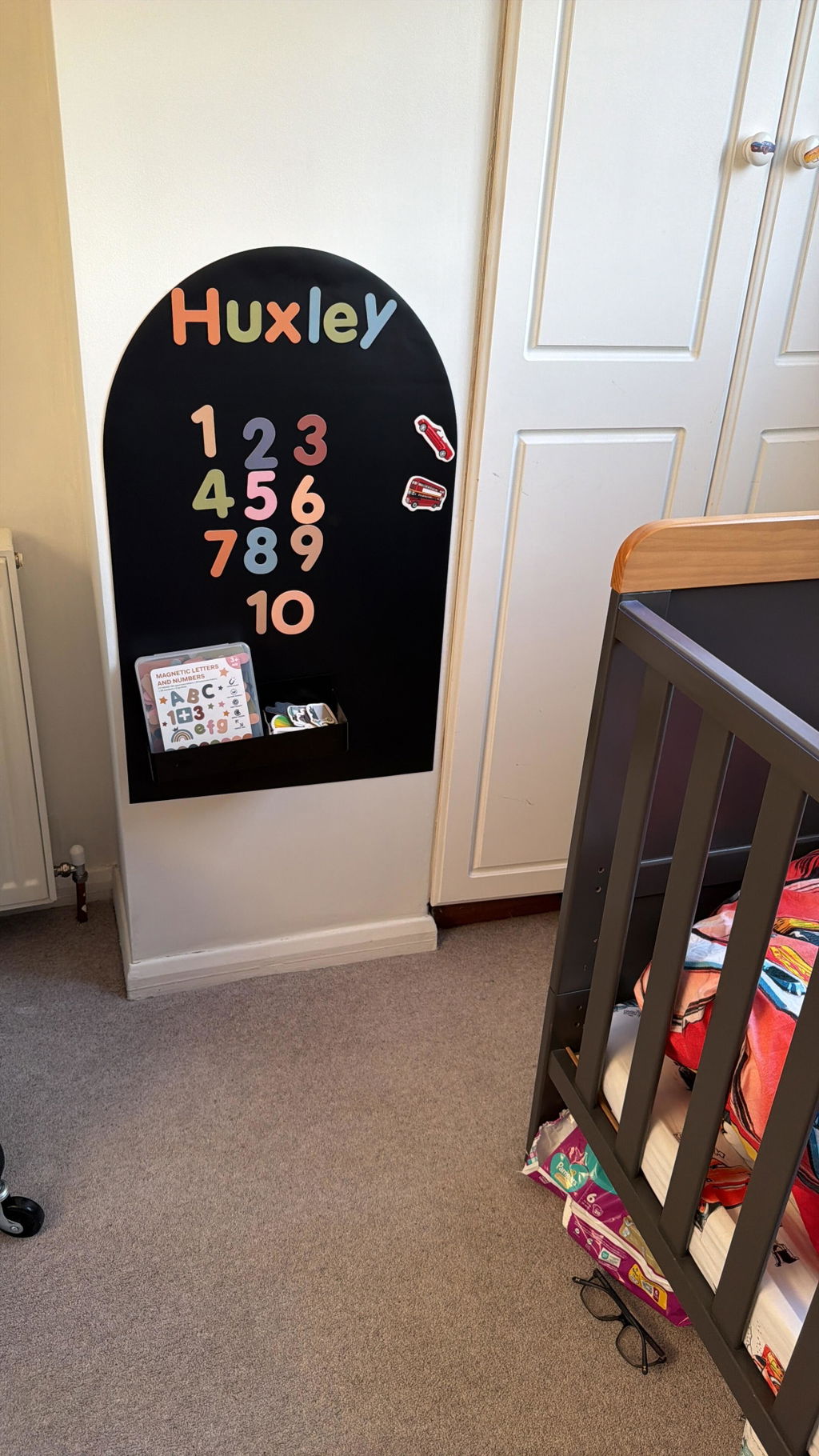 Removable Magnetic Arch Chalk Board Wall Sticker