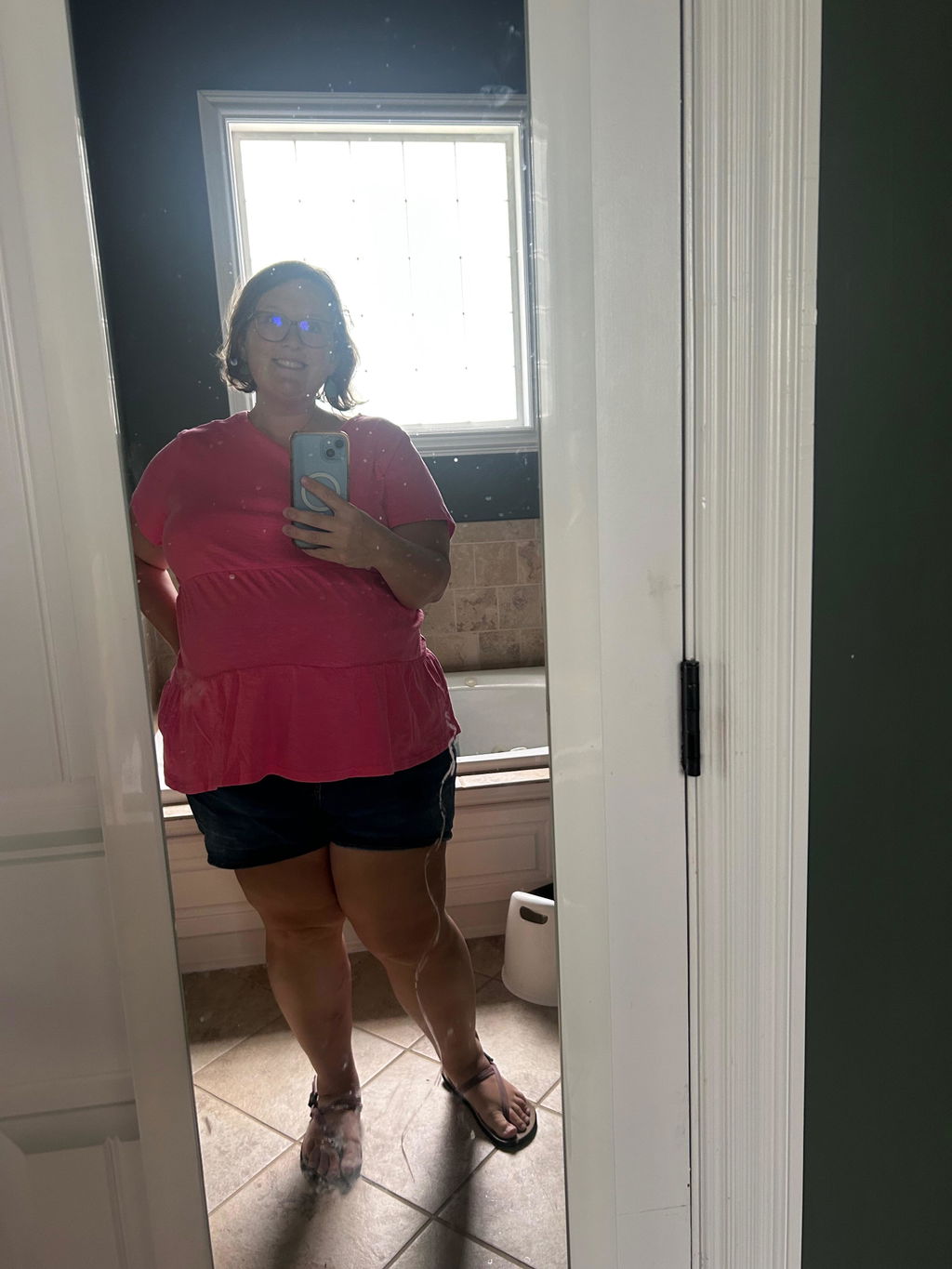 Cotton Nursing Top - Ruffle Watermelon
