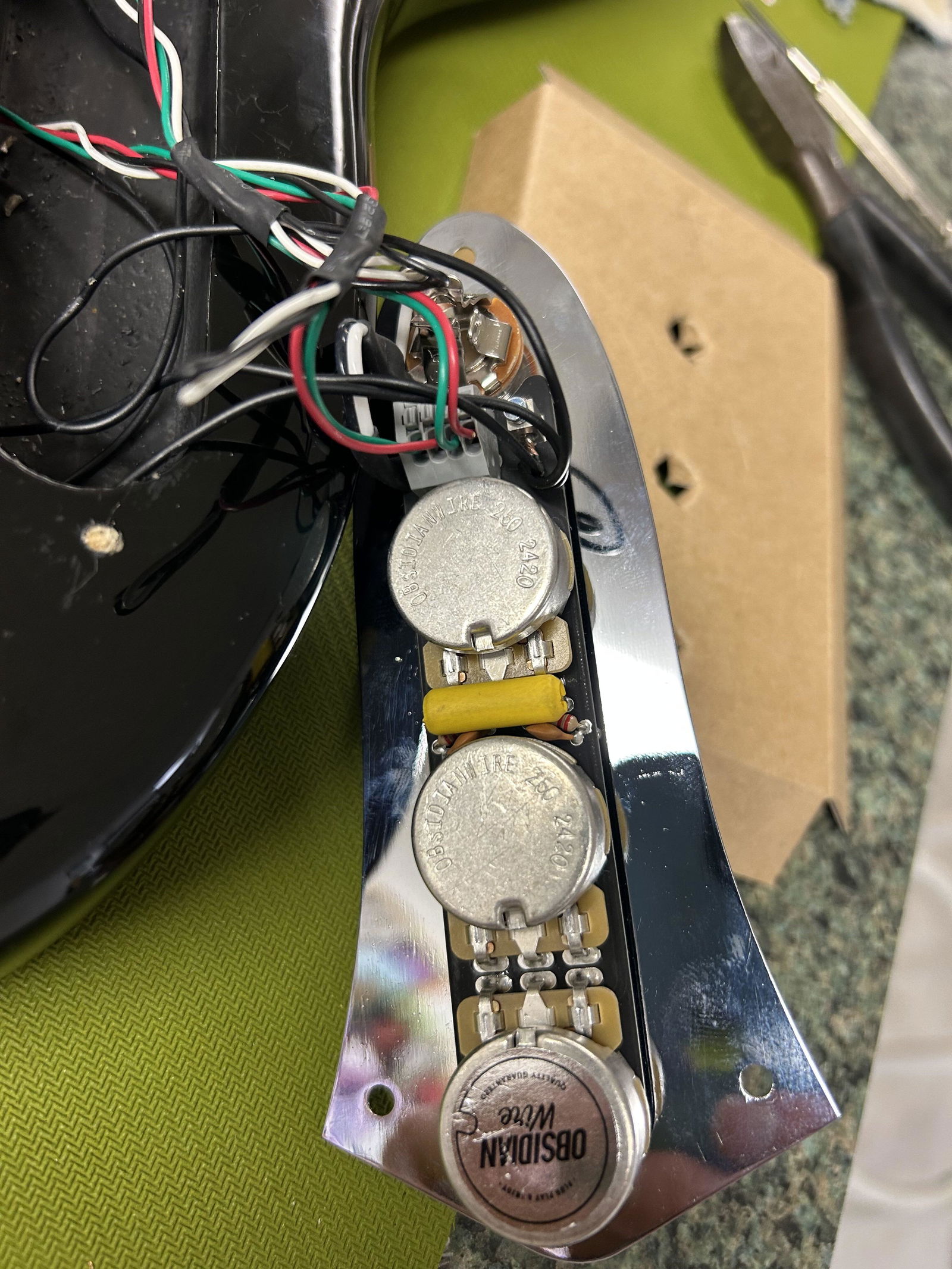ObsidianWire® for Jazz Bass® | The Ultimate J-Bass® Wiring Harness