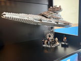 Display stand 3D angled for Lego 75394 - Imperial Star Destroyer + minifigures slots (A1107)