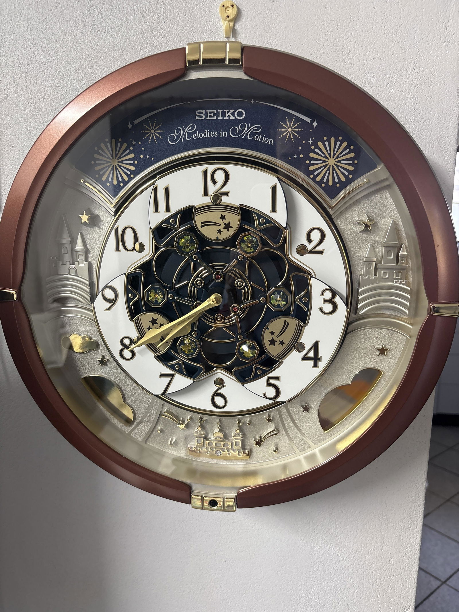 Buy Seiko Adriel Melodies In Motion Rotating Dial Wall Clock 39cm