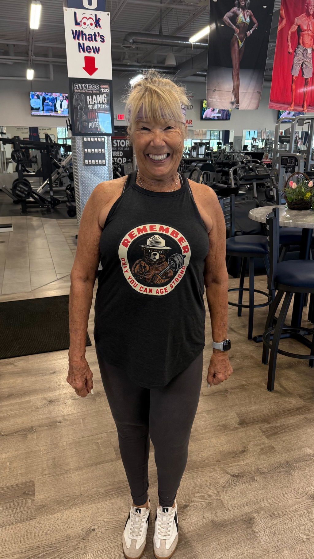 Only You Can Age Strong Women's Halter Tank