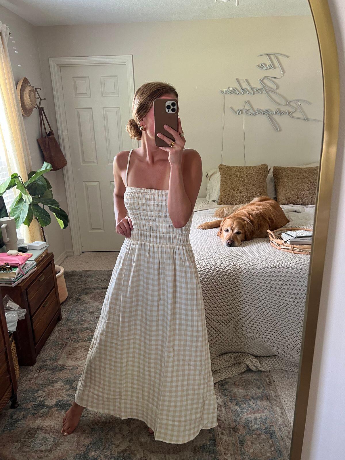 Maybrook Maxi Dress – White Flowy Summer Dress | Oliver Logan