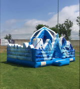 Frozen Castle Inflatable Playzone Big Bounce House for Sale