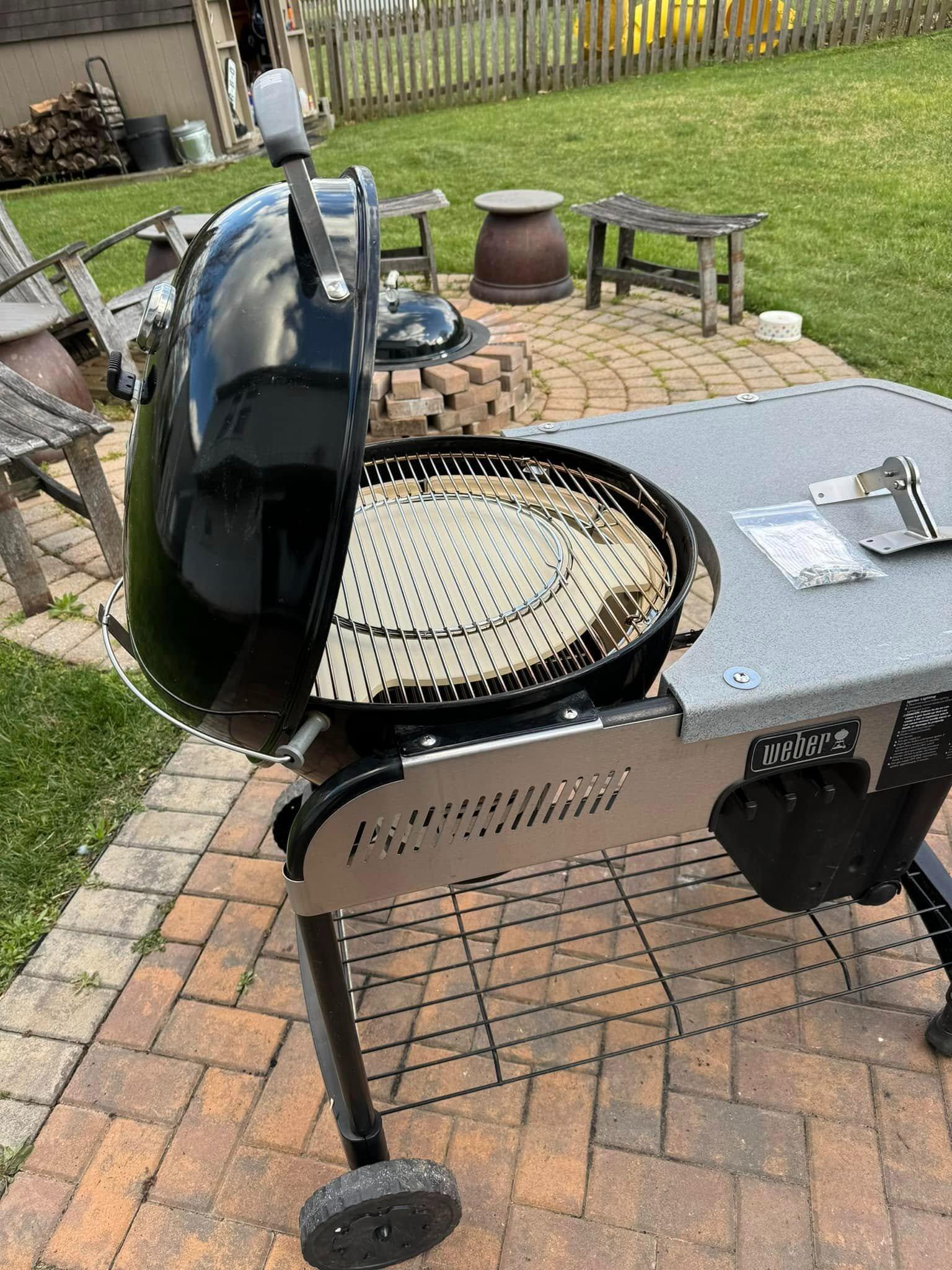 Charcoal Firebox Set,Onlyfire Charcoal Ash Basket