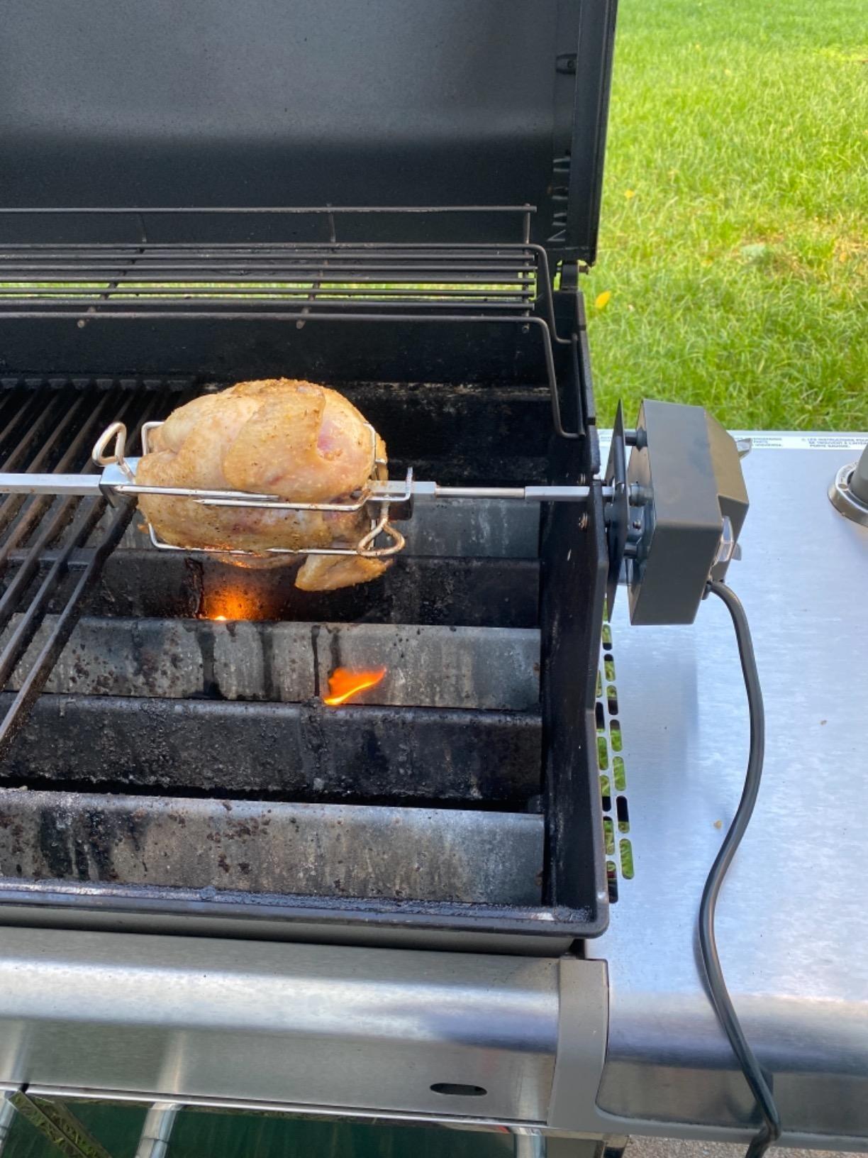 Onlyfire 6014 Rotisserie Kit for Weber Spirit 200/300 Series Grill
