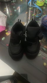 SuperKool Comfortable & LightWeight Lace-Free School Shoes - Black (Unisex)