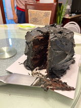Triple Rich Chocolate Matilda Inspired Cake