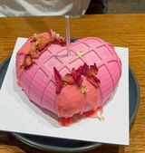 Raspberry, Rose & Lychee Mousse Cake