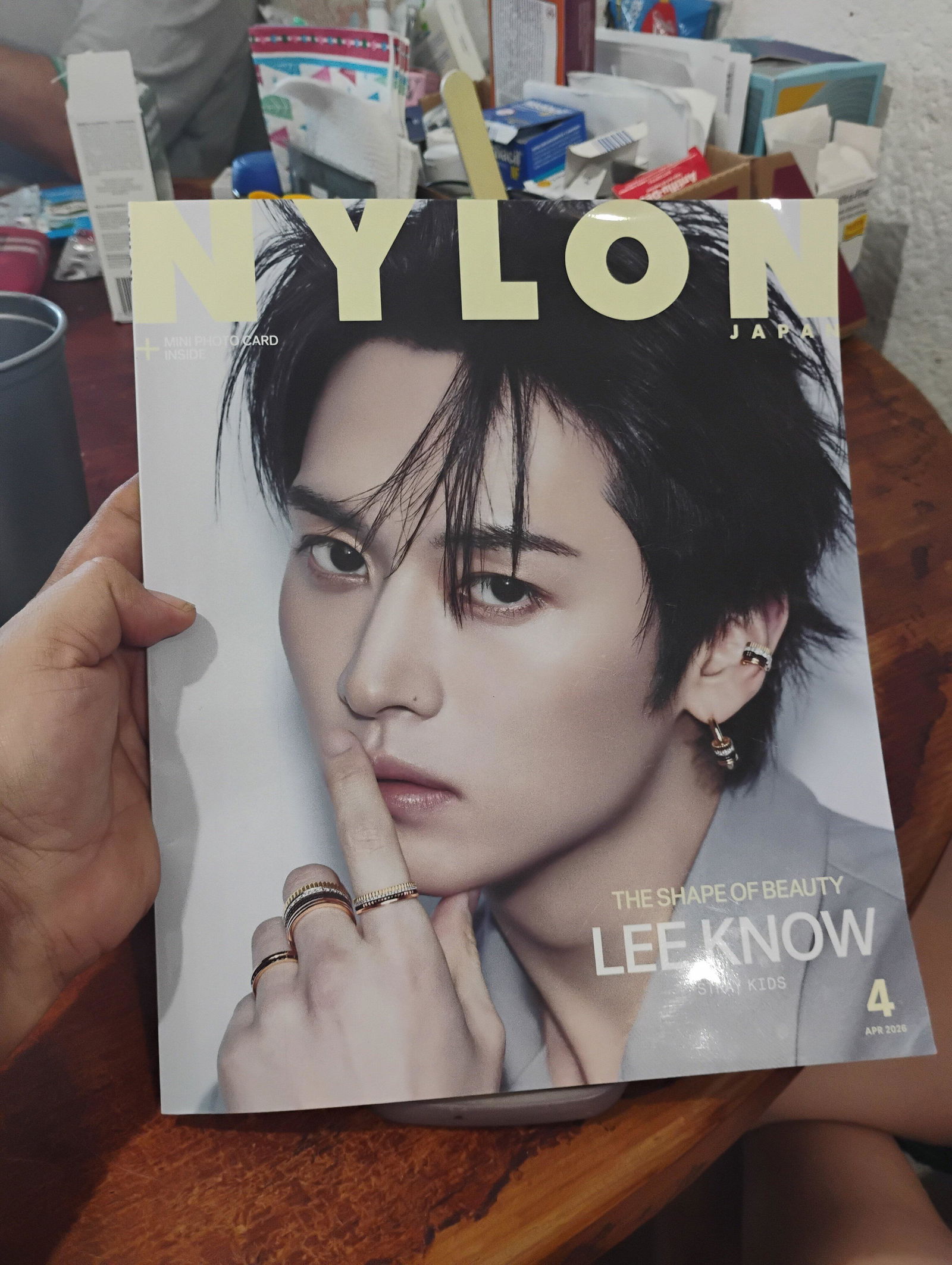 Stray Kids Lee Know - Nylon Japan Magazine 2026 April Issue