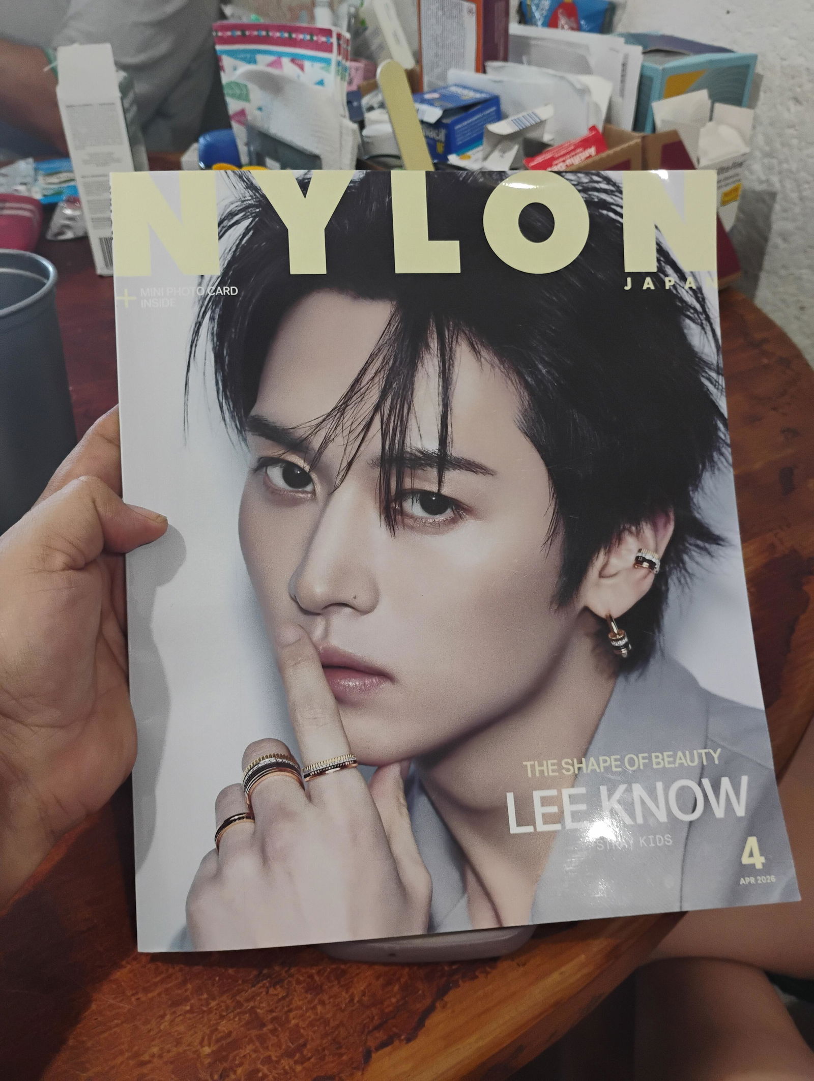 Stray Kids Lee Know - Nylon Japan Magazine 2026 April Issue