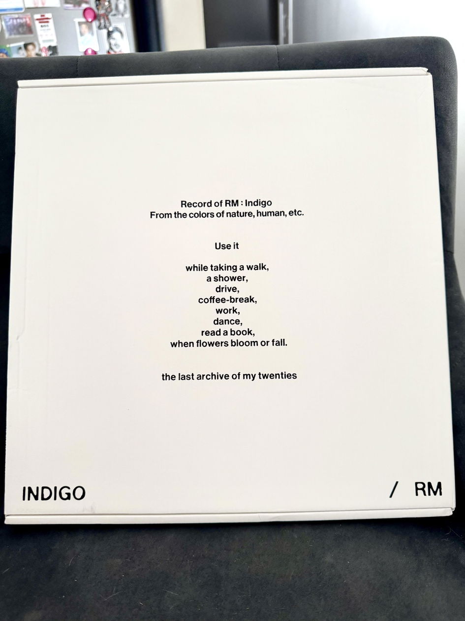 RM BTS Indigo LP - Vinyl Álbum – Oppa Store