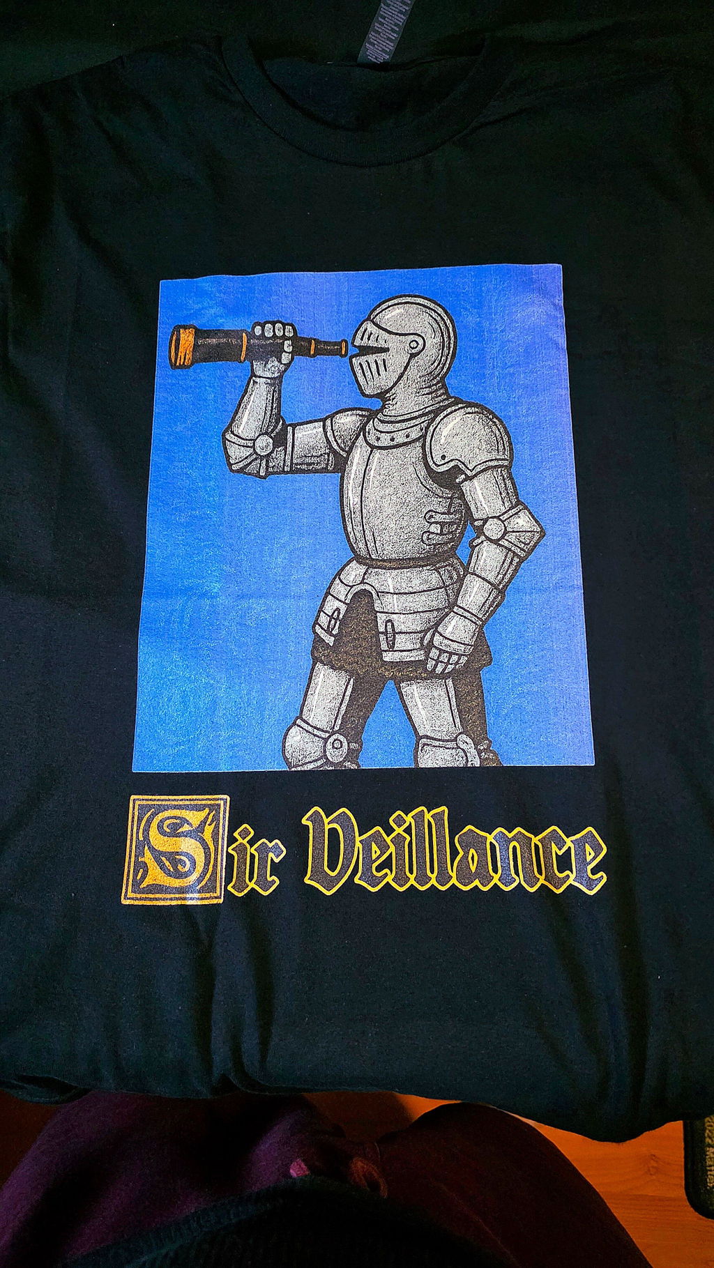Sir Veillance Handdrawn Funny T-Shirt